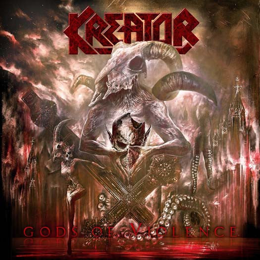KREATOR Gods Of Violence LP Red Vinyl Ltd Box Set 2017