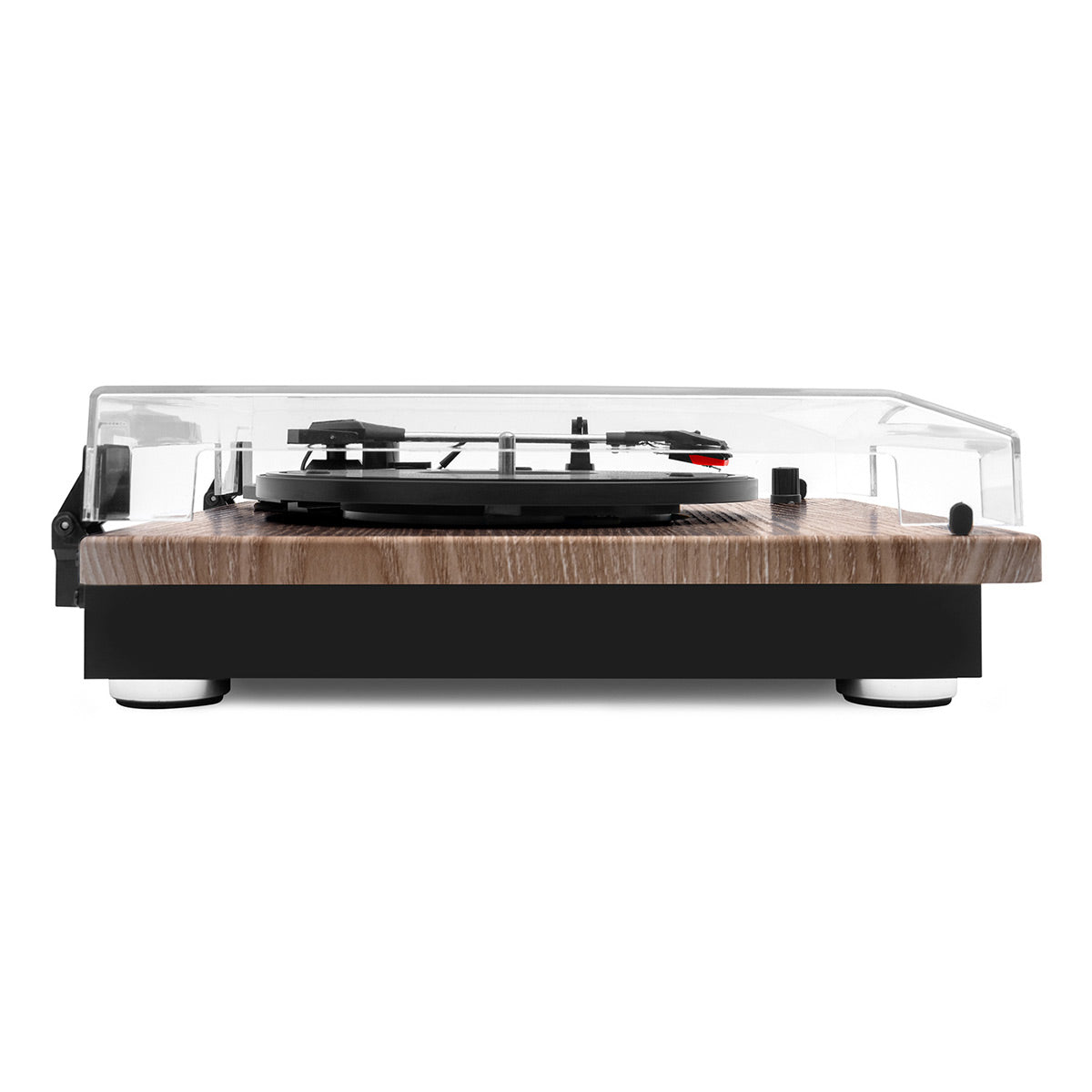 Victrola Montauk Bluetooth Turntable System with Bookshelf Speakers (Farmhouse Walnut)