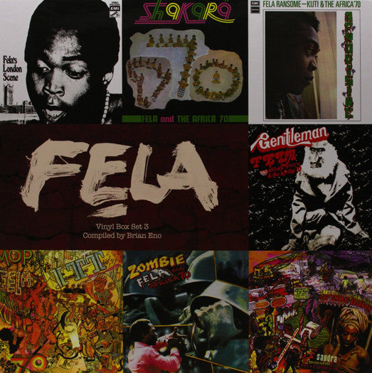FELA KUTI BOX SET #3 CURATED BY BRIAN ENO LP VINYL NEW (US) 33RPM
