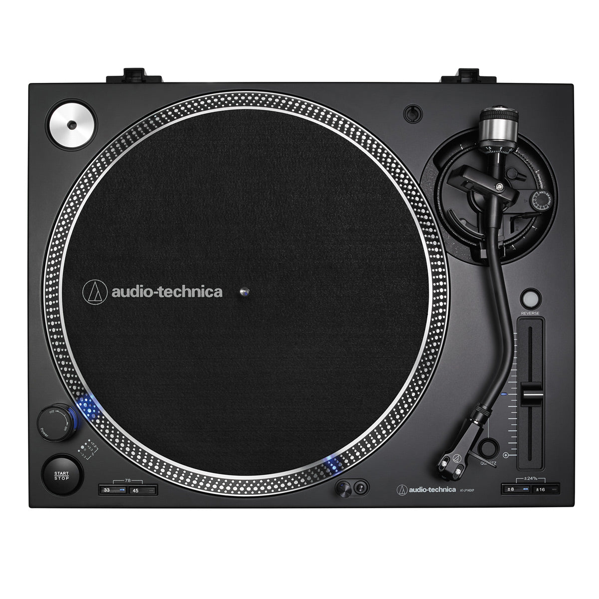 Audio-Technica AT-LP140XP-BK Direct-Drive Professional DJ Turntable (Black)
