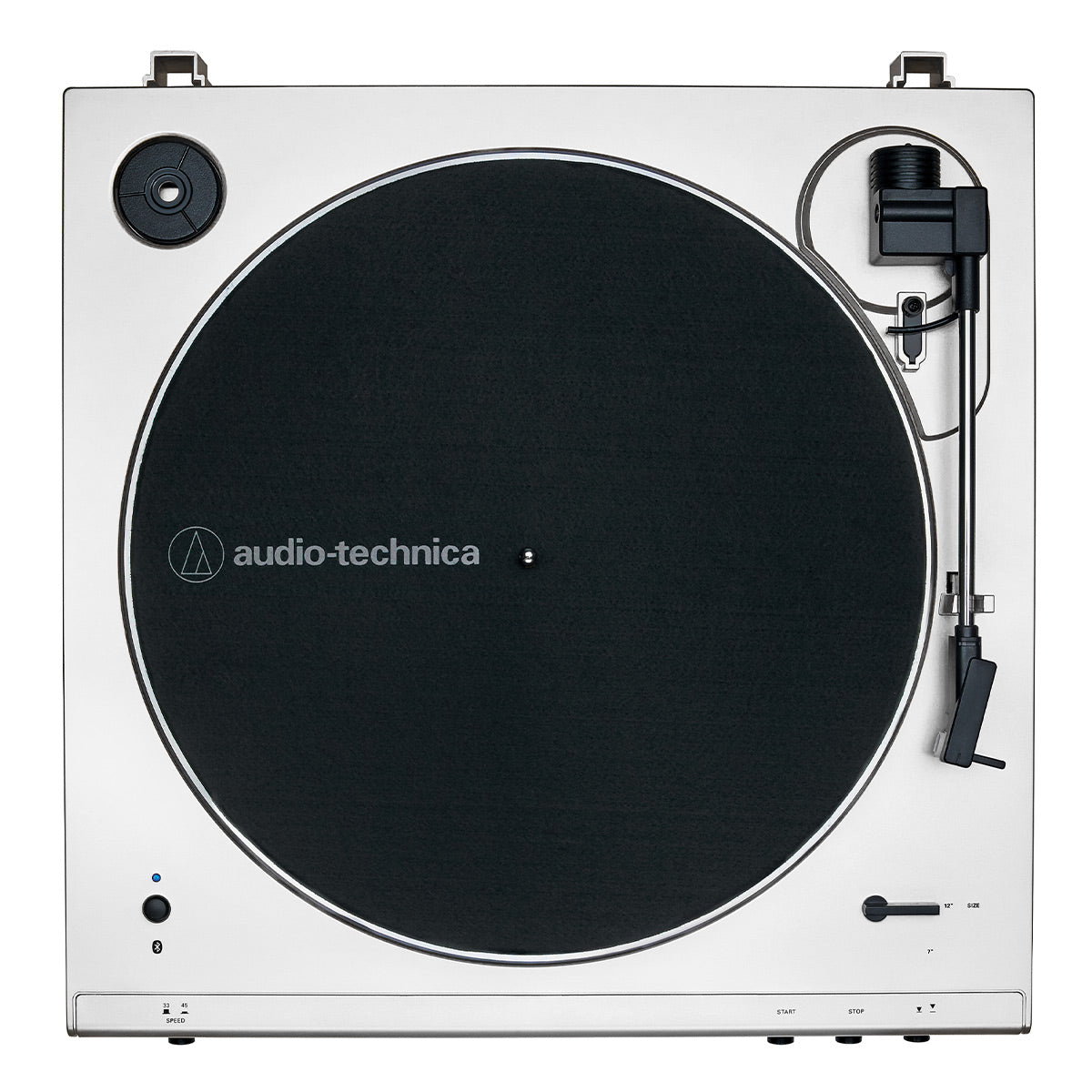 Audio-Technica AT-LP60XBT-WW Fully Automatic Belt-Drive Stereo Turntable with Bluetooth (White)