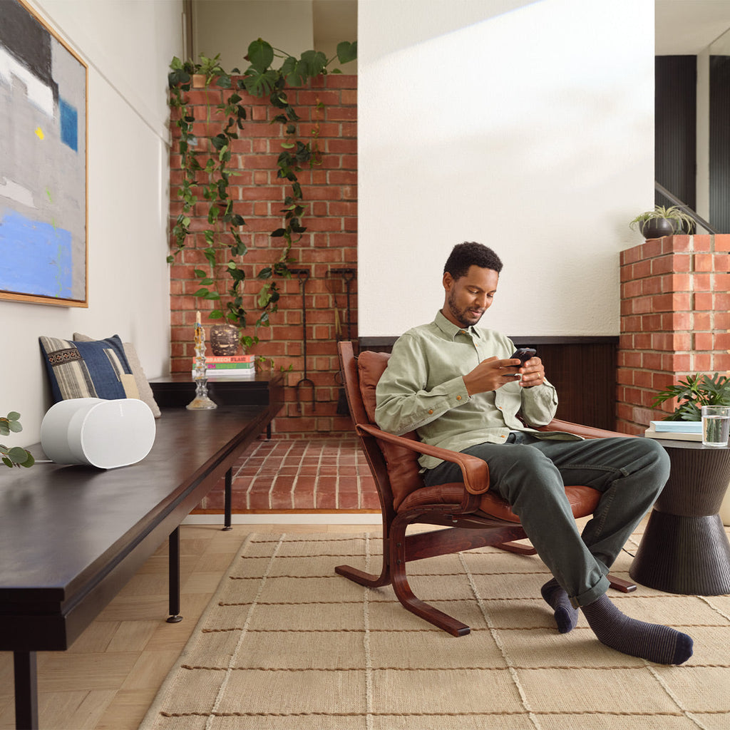 Victrola Stream Onyx Works with Sonos Wireless Turntable with Pair of Sonos Era 300 Wireless Smart Speaker (White)