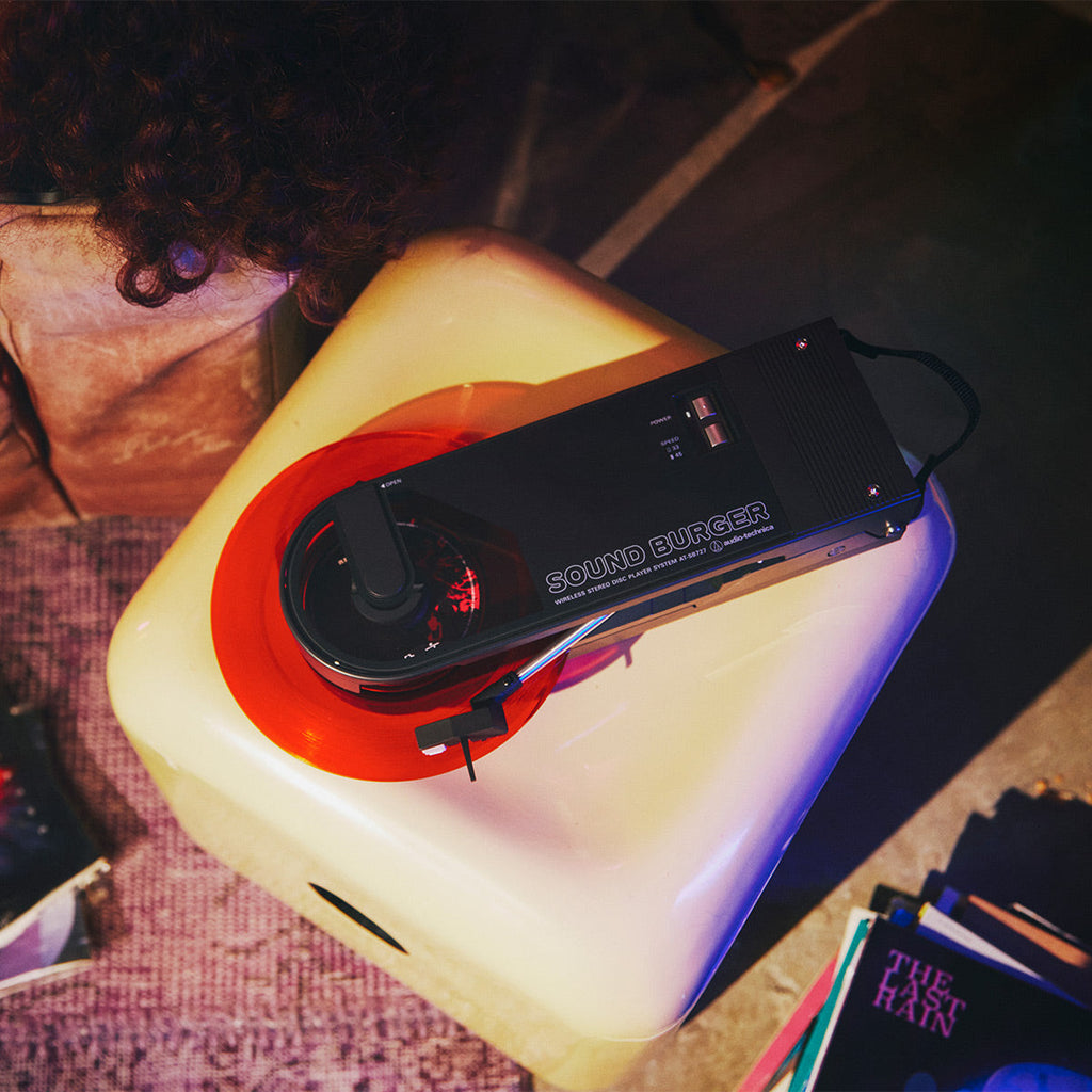 Audio-Technica AT-SB727 Sound Burger Portable Turntable with Bluetooth (Black)