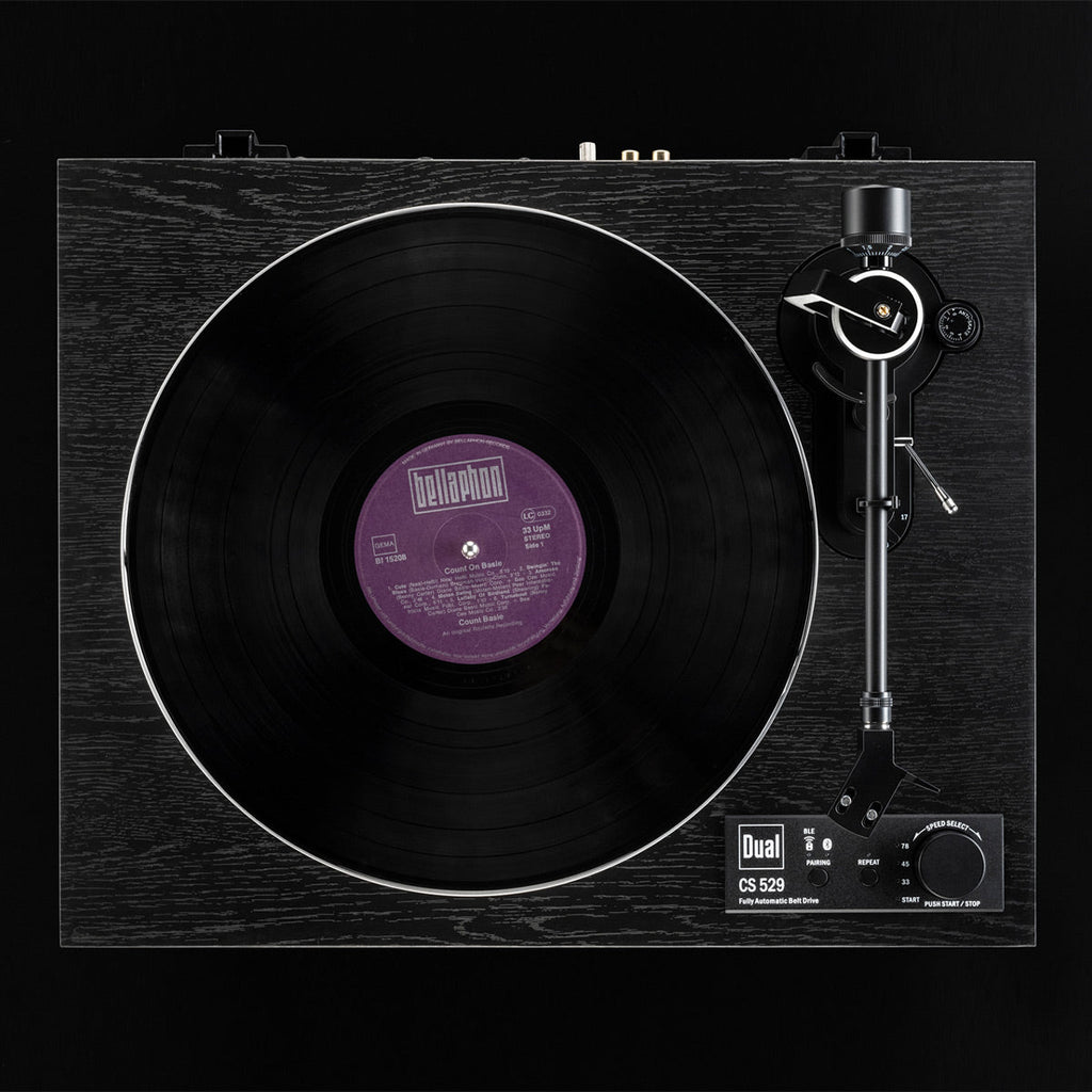 Dual CS 529 Fully Automatic 3-Speed Turntable with Bluetooth (Black Veneer)