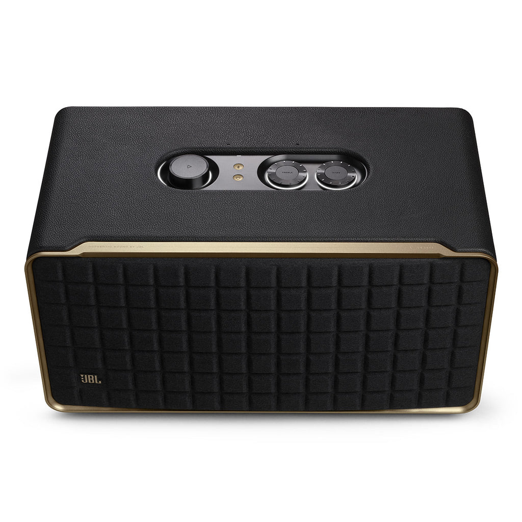 JBL Spinner BT Semi-Automatic Bluetooth Turntable with Authentics 500 Wireless Bluetooth Speaker (Black/Gold)