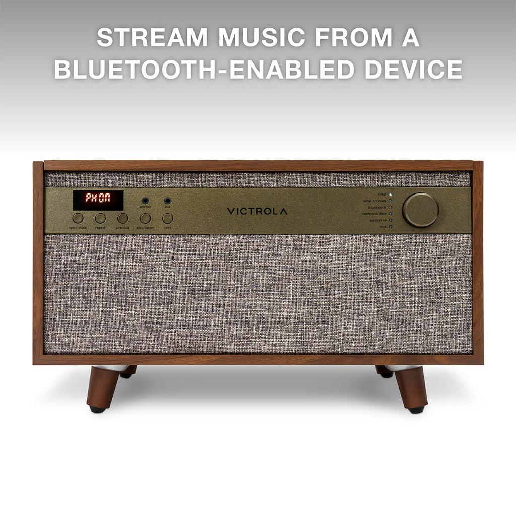 Victrola Victrola Century 6-in-1 Music Center (Walnut)